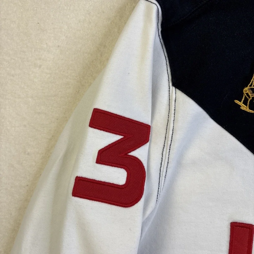 Polo Ralph Lauren USA LXVII Big Pony Long Sleeve Rugby Polo Shirt 3 Custom Fit L